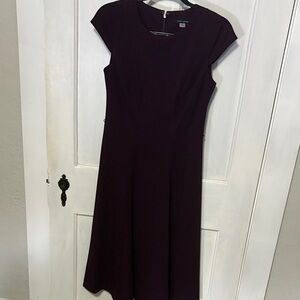 Tommy Hilfiger Dark Purple Midi Dress